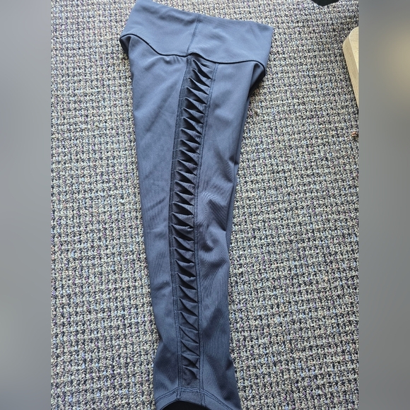 Lululemon Athletica Black Capris with Mesh Accents - Picture 9 of 9